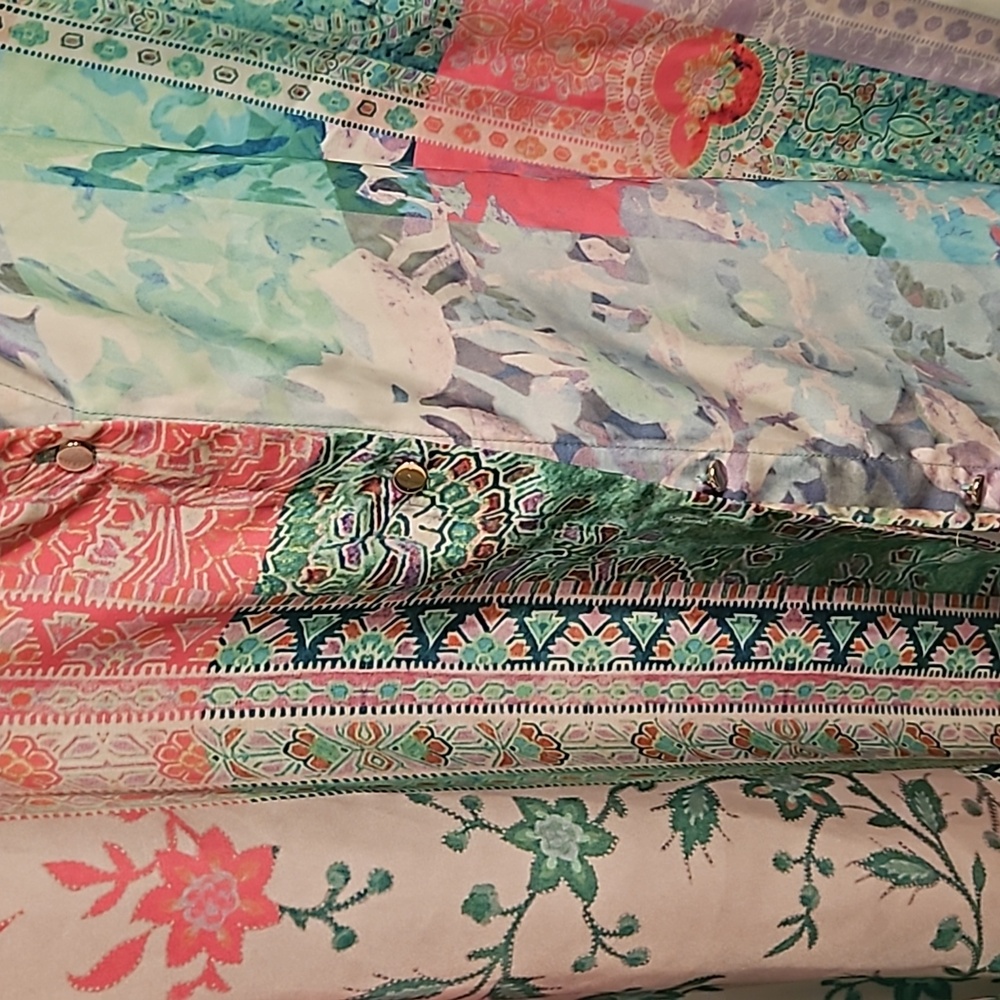 U111... Euc Zara Patterned Blouse - image 5